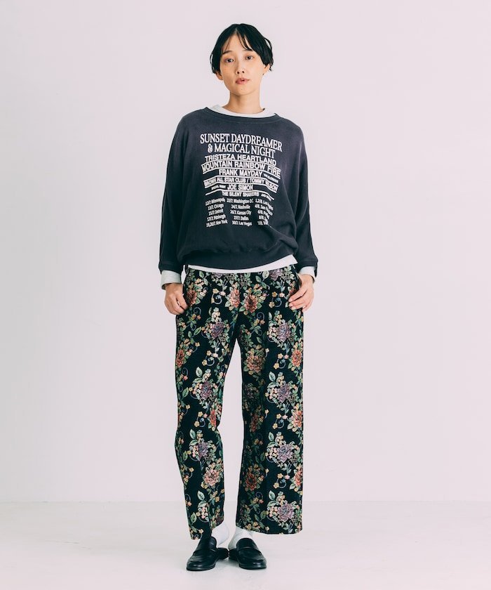 FREAK'S STORE｜花ジャガードワイドパンツ 25AW | Rakuten Fashion