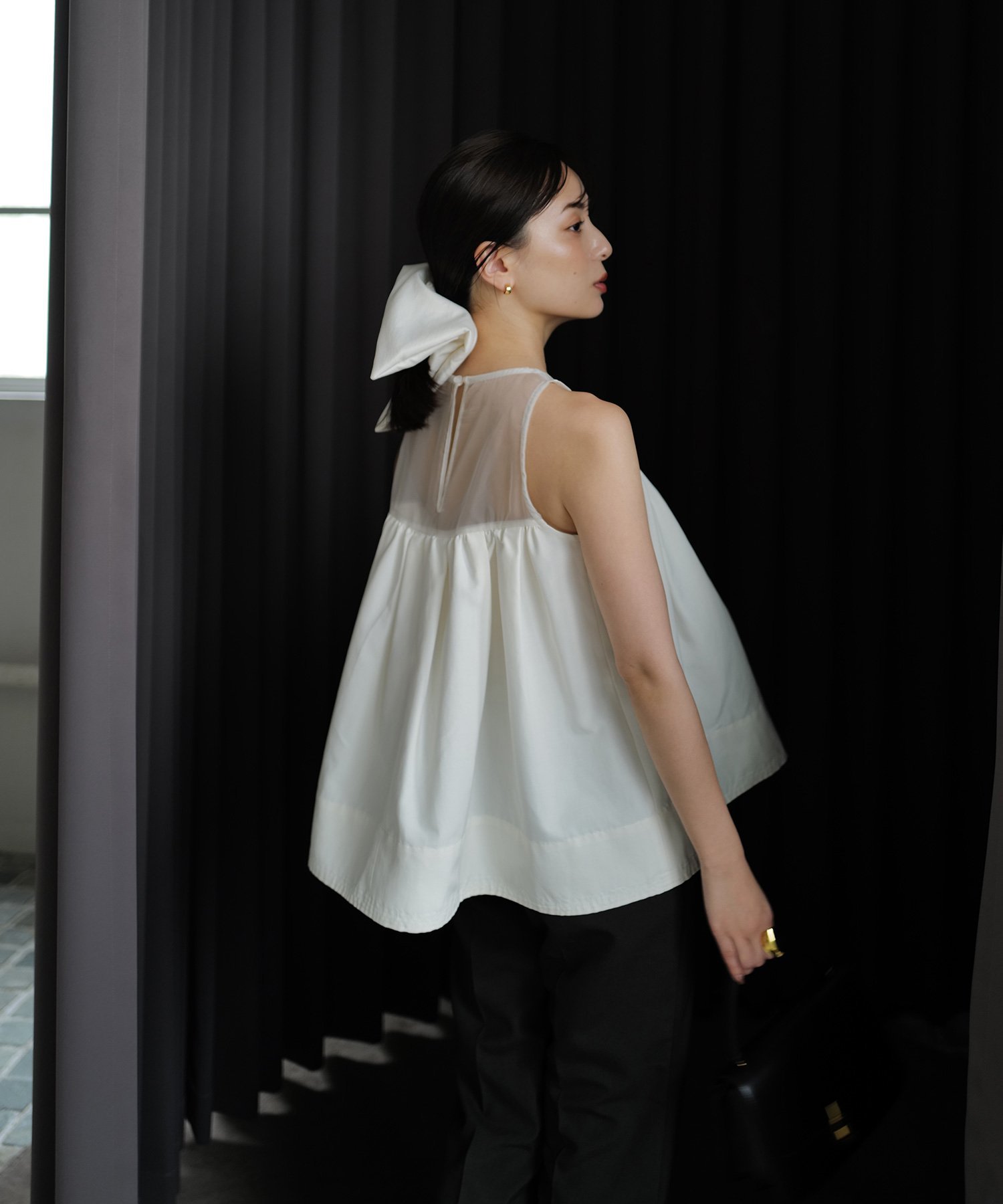 anuans｜スプレッドフレアブラウス | Rakuten Fashion(楽天
