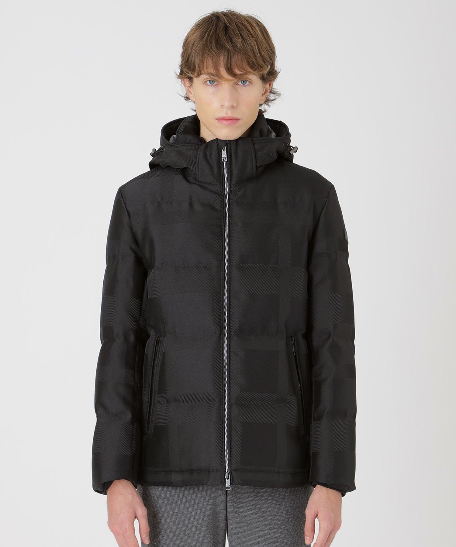 BLUE LABEL / BLACK LABEL CRESTBRIDGE｜シャドーチェックカルゼダウン