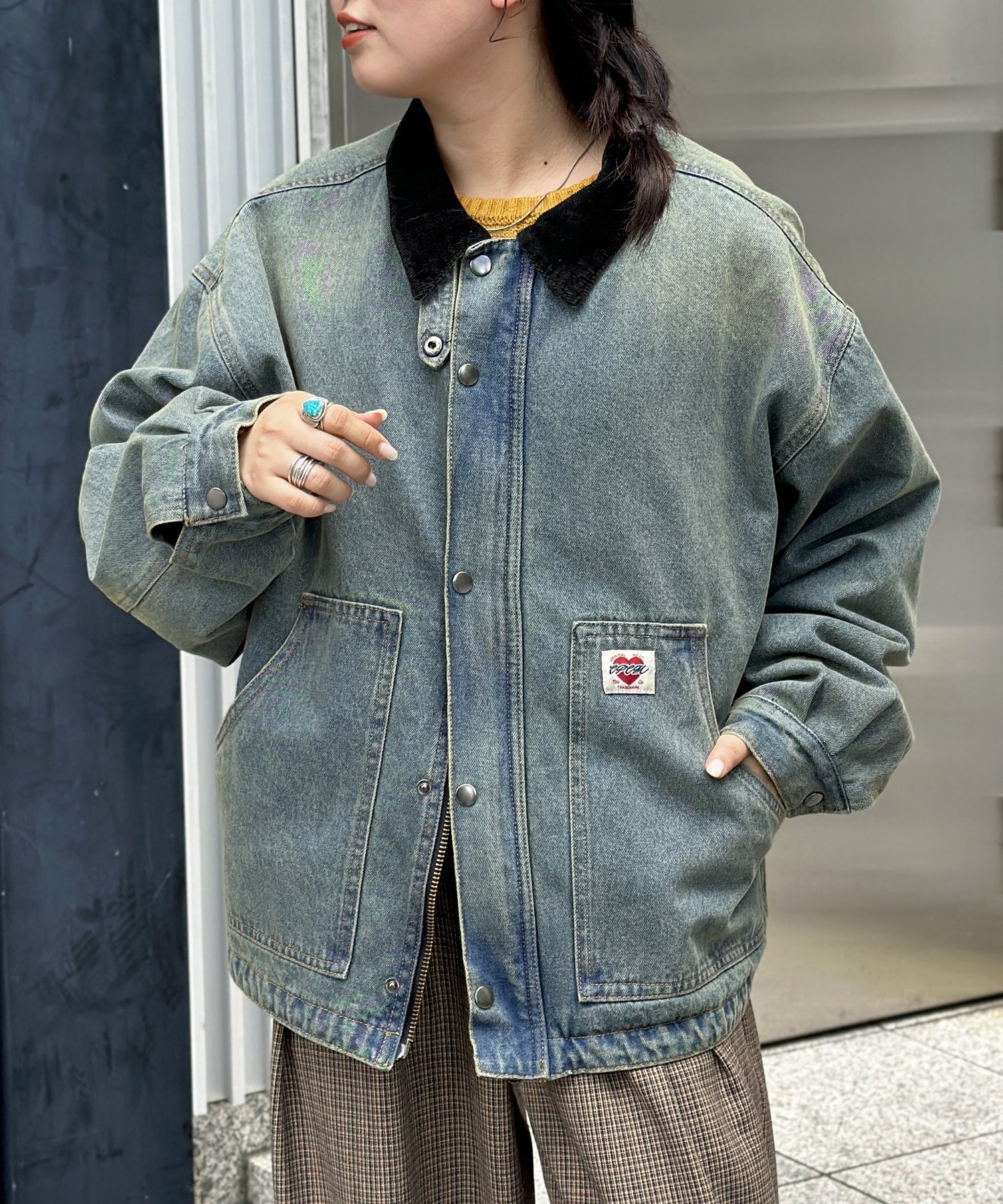 CPCM｜コーデュロイ襟ワークジャケット | Rakuten Fashion(楽天