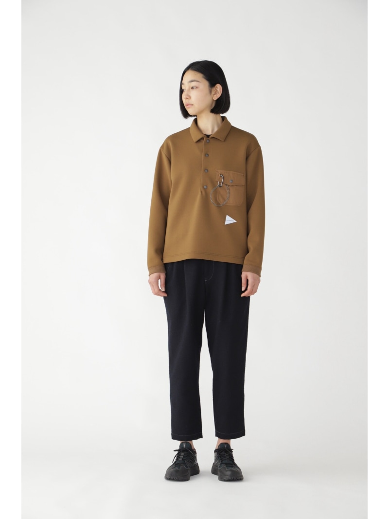 楽天市場】【SALE／40%OFF】and wander wool twill tapered pants