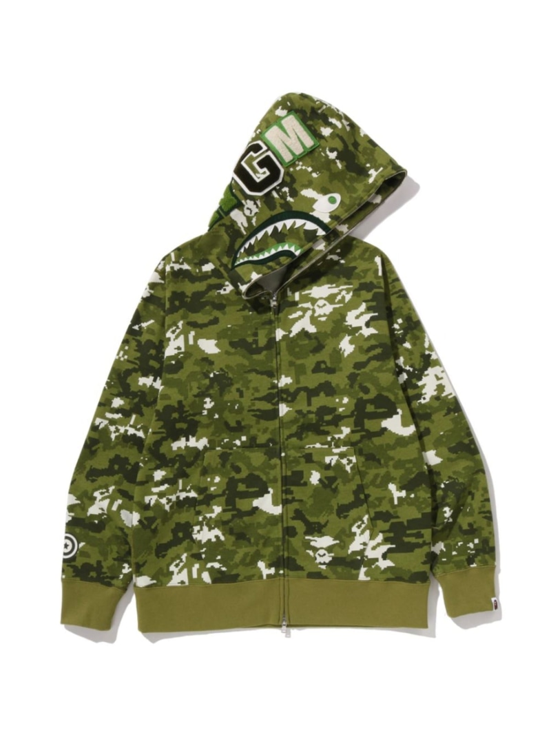 楽天市場】camo shark full zip hoodie（トップス｜メンズファッション