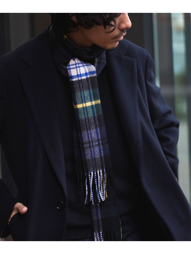 楽天市場】BEAMS F Johnstons of Elgin / カシミヤ タータンチェック