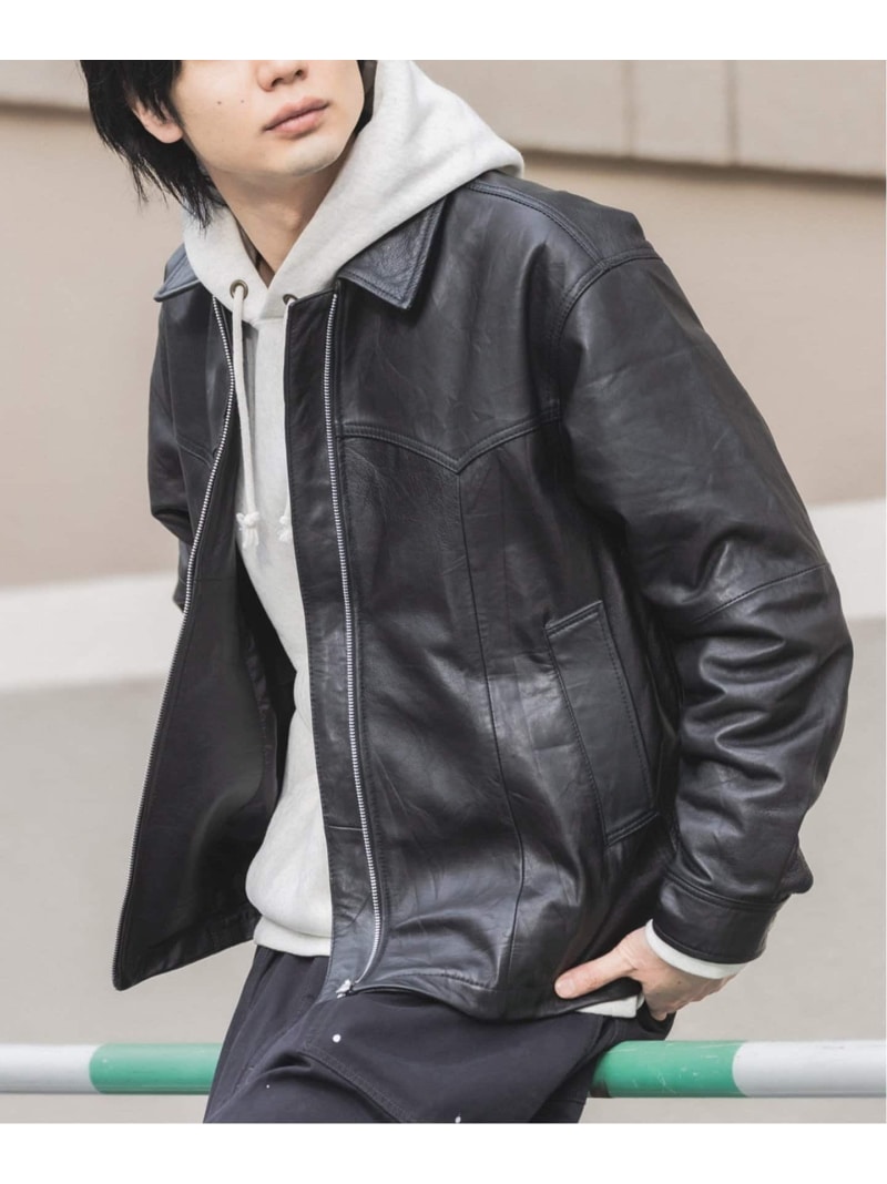 楽天市場】【SALE／30%OFF】417 EDIFICE UPCYCLE LETHER BLOUSON