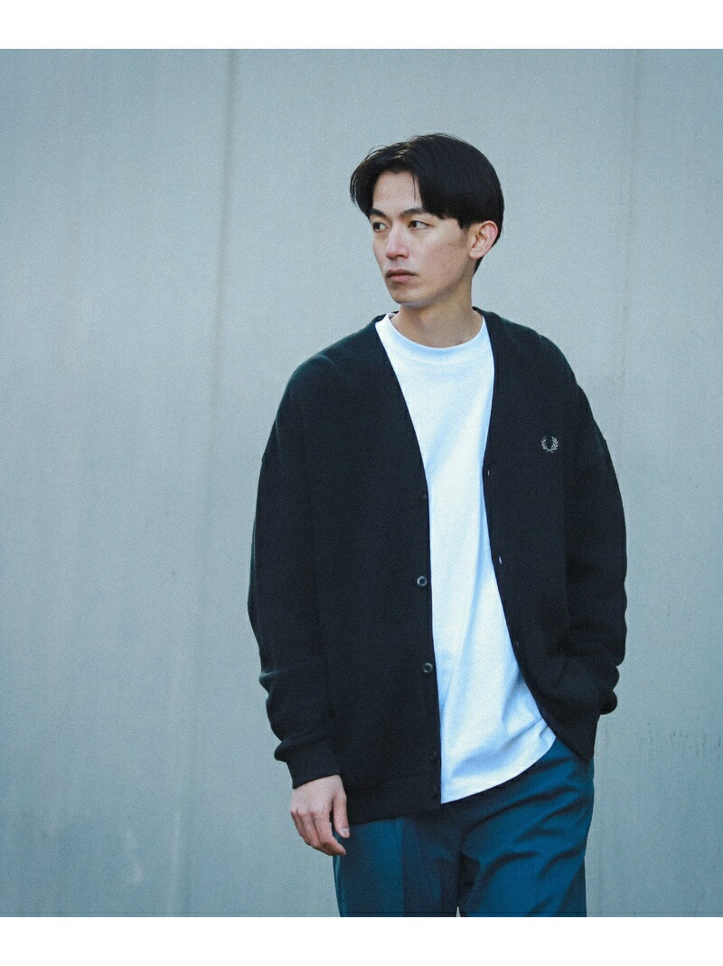 楽天市場】BEAMS MEN FRED PERRY * BEAMS / 別注 ピケ カーディガン