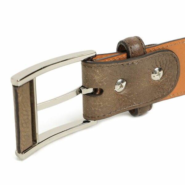 楽天市場】MAGNANNI マグナーニ ベルト レザー カーフ シルバー
