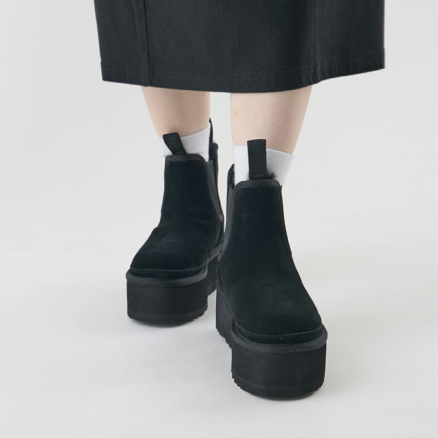 楽天市場】アグ UGG ニューメル プラットフォーム チェルシー ブーツ