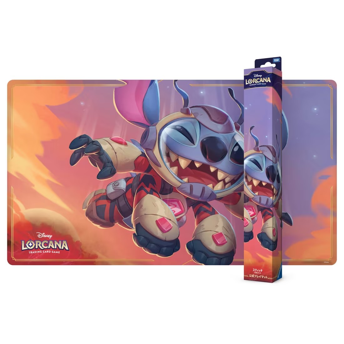 楽天市場】ディズニーロルカナ TCG 公式プレイマット スティッチ 小型