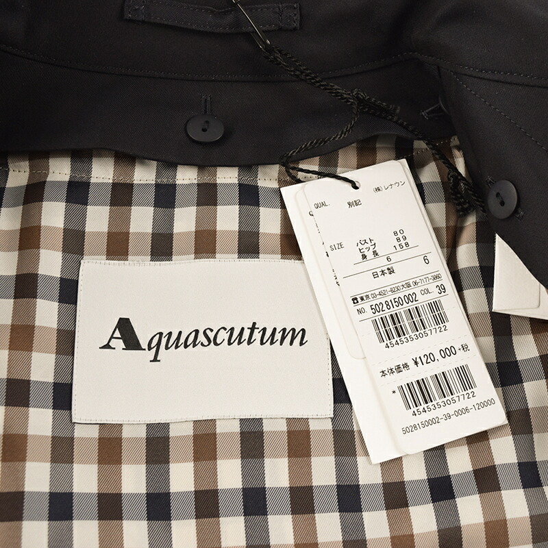 楽天市場】◇Aquascutum アクアスキュータム◇定価132,000円 日本製 取