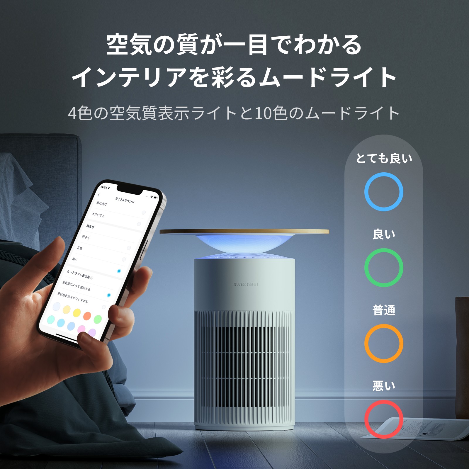 楽天市場】【無料プレゼント付き！300万ポイント抽選】SwitchBot 空気