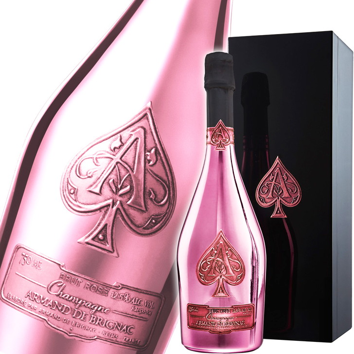 Armand de Brignac ロゼシャンパン 専用バッグ付き Amazon.co.jp