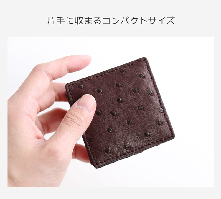 楽天市場】【4h限定20%off】オーストリッチ 小銭入れ ボックス型 本革