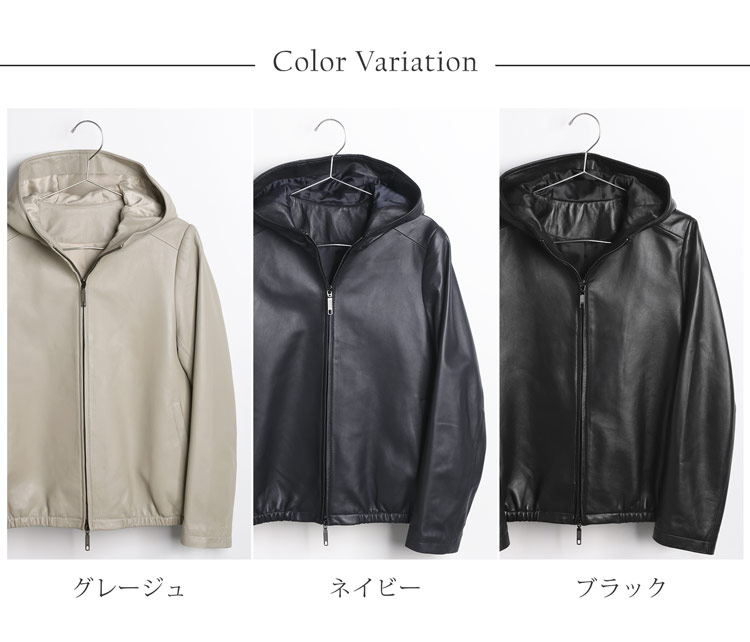 楽天市場】レザー パーカー レディース フード付き ジャケット Filomo