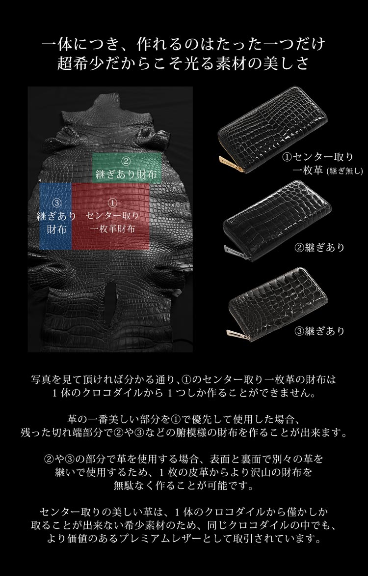 楽天市場】クロコダイル メンズ 長財布 財布 内装 パイソン ラウンド
