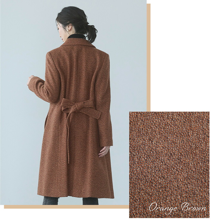 楽天市場】【4h限定20%off】ステンカラーコート ウール混 レディース