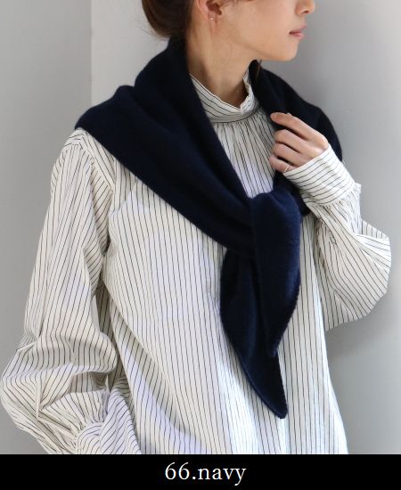 楽天市場】evam eva(エヴァムエヴァ)evam eva×scampcashmere triangle