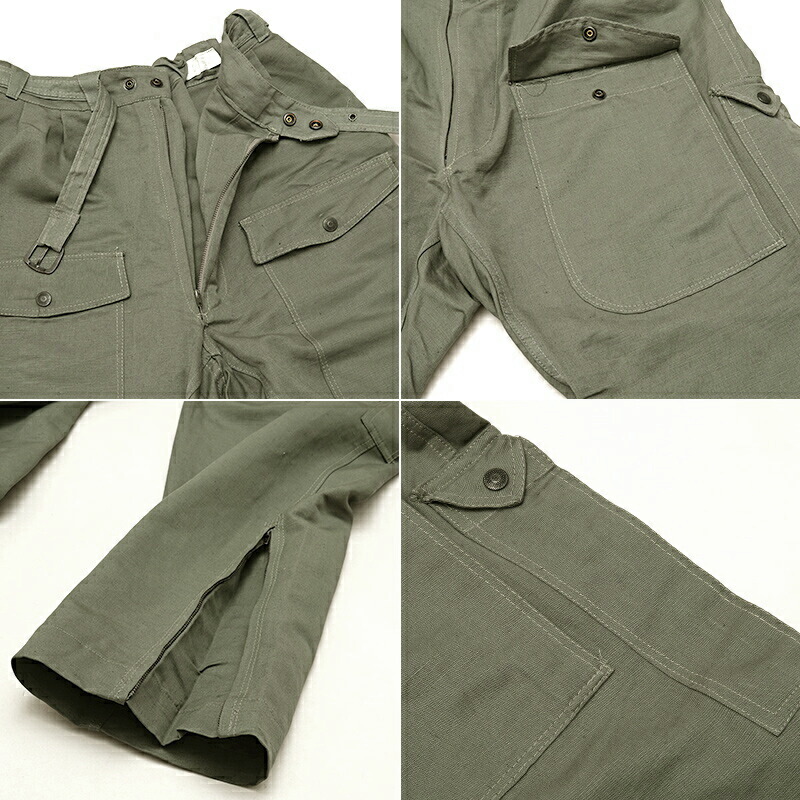 楽天市場】イタリア軍 AFパイロットパンツ グレー デッドストック