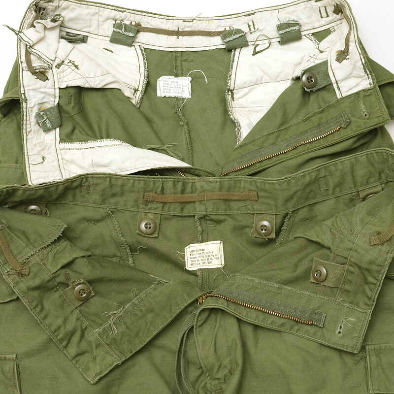 楽天市場】米軍 M-65 フィールドパンツ オリーブ USED PP283UN