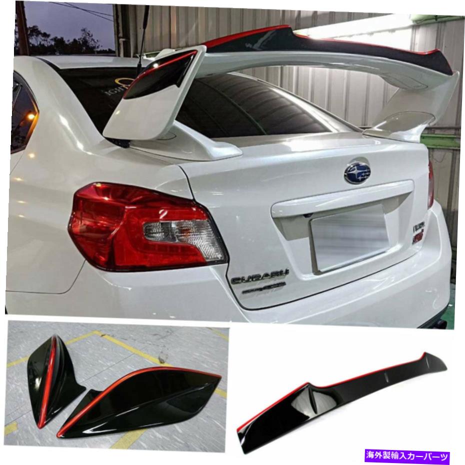 楽天市場】Cover Rear Trunk BLACK + RED FOR SUBARU WRX STI 4TH