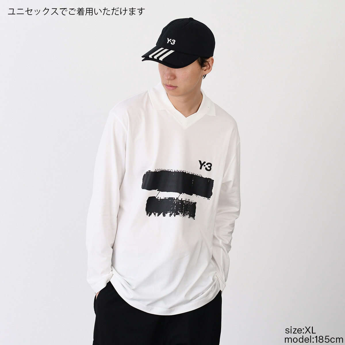 楽天市場】Y-3 ワイスリー トップス Tシャツ U GFX LOGO LS T JM3233