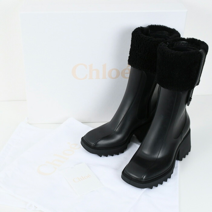 楽天市場】CHLOE クロエ ブーツ シューズ ベティ BETTY レインブーツ