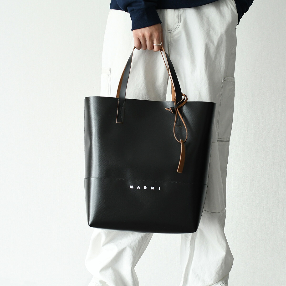 楽天市場】MARNI マルニ オープンショッパートートバッグ バッグ