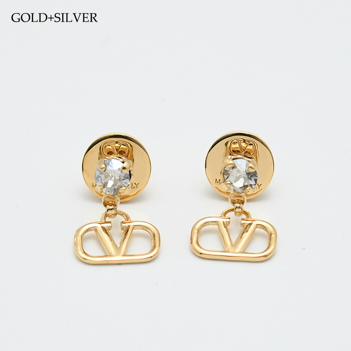 楽天市場】VALENTINO ヴァレンティノ ピアス アクセサリー Vロゴ