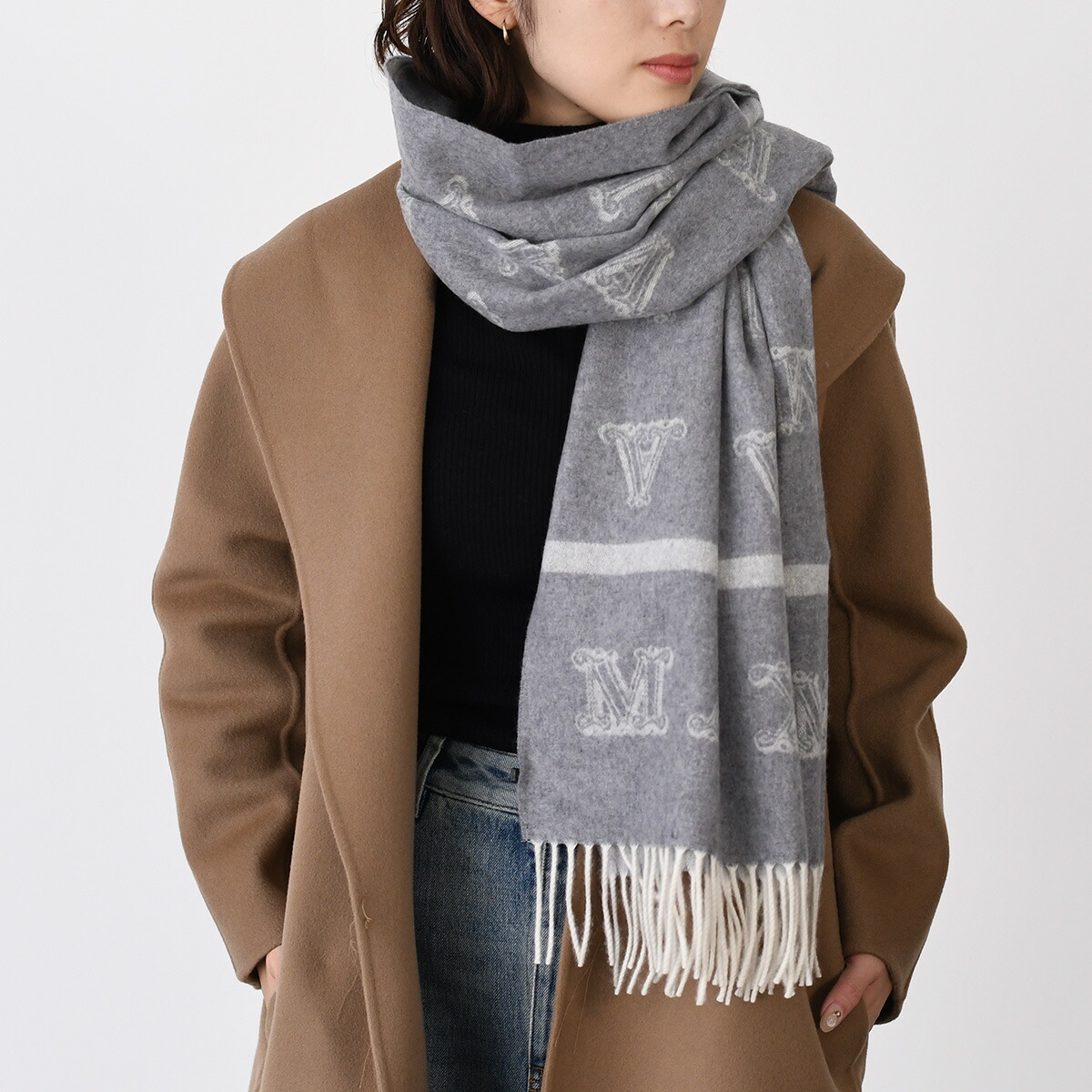 マックスマーラ リバーシブル カシミヤマフラー ベージュ ベア くま 楽天市場】MAX MARA マックスマーラ マフラー WSDALIA レディース