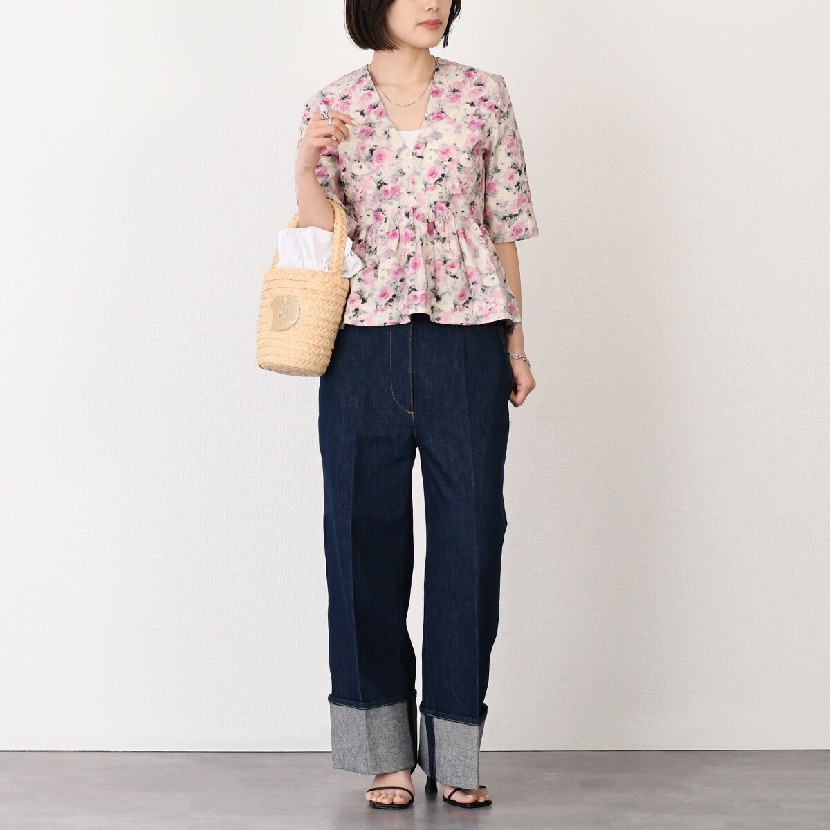楽天市場】【2/25限定クーポン】GANNI ガニー トップス フローラル