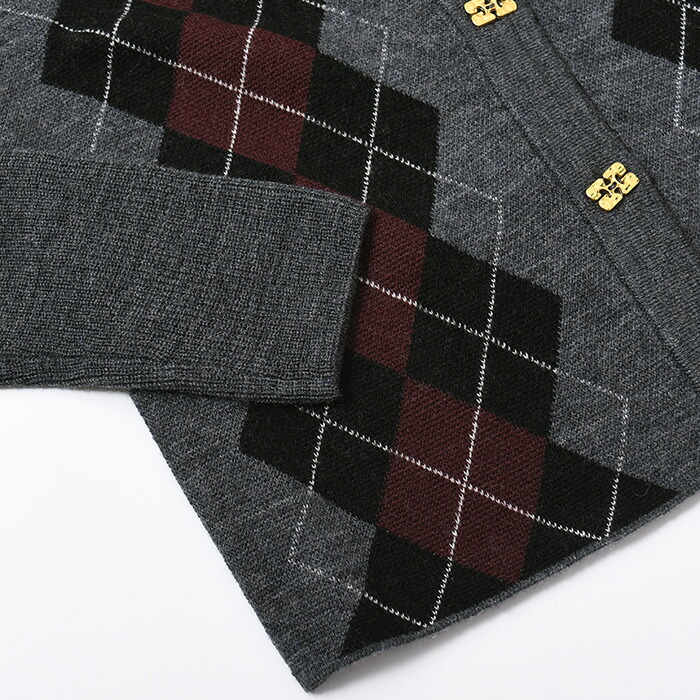 楽天市場】GANNI ガニー カーディガン トップス ARGYLE KNIT CARDIGAN
