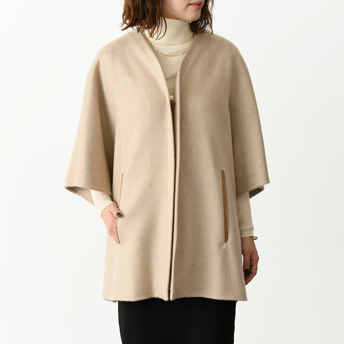 楽天市場】Max Mara マックスマーラ ポンチョ ケープ コート アウター