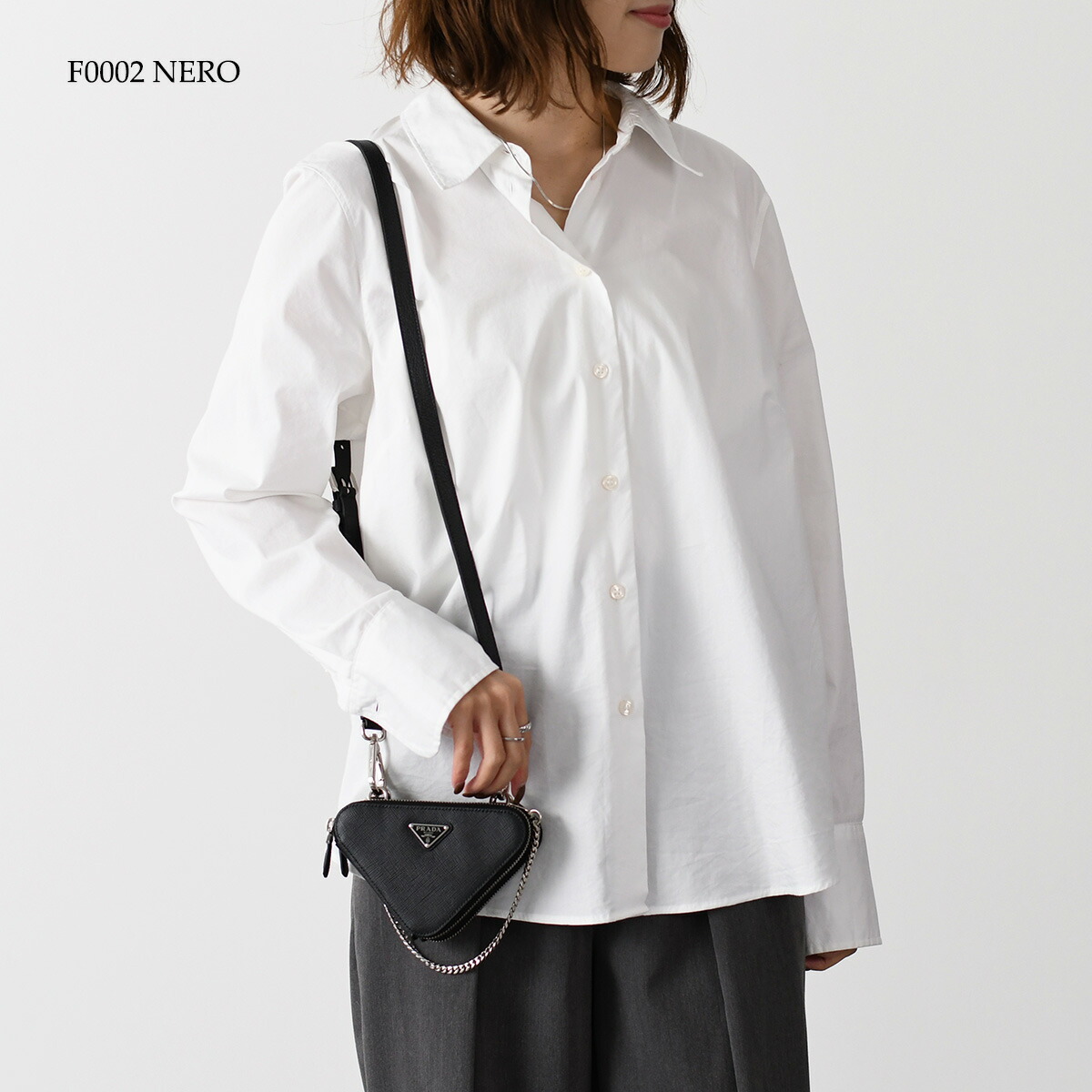 楽天市場】PRADA プラダ ショルダーバッグ ミニバッグ トライアングル