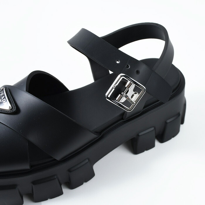 楽天市場】PRADA プラダ モノリス ラバー サンダル シューズ 1X382N