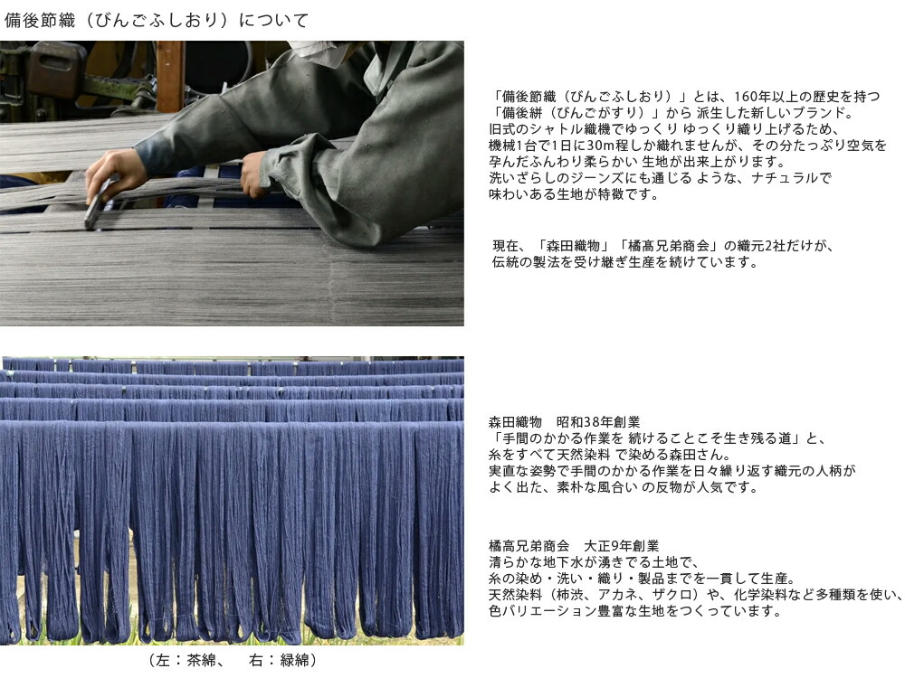 楽天市場】yohaku（余白） 備後節織 テーパードパンツ 濃紺×墨【 日本