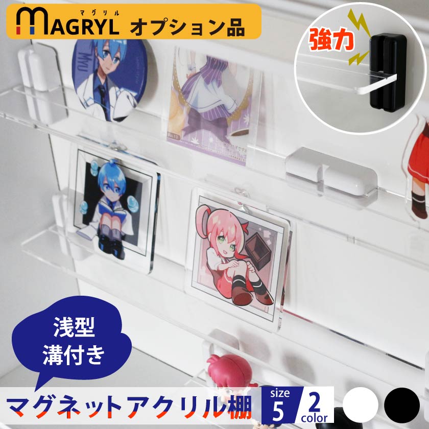楽天市場】【1日限定☆全品☆5%OFFクーポン】 マグネット アクリル棚