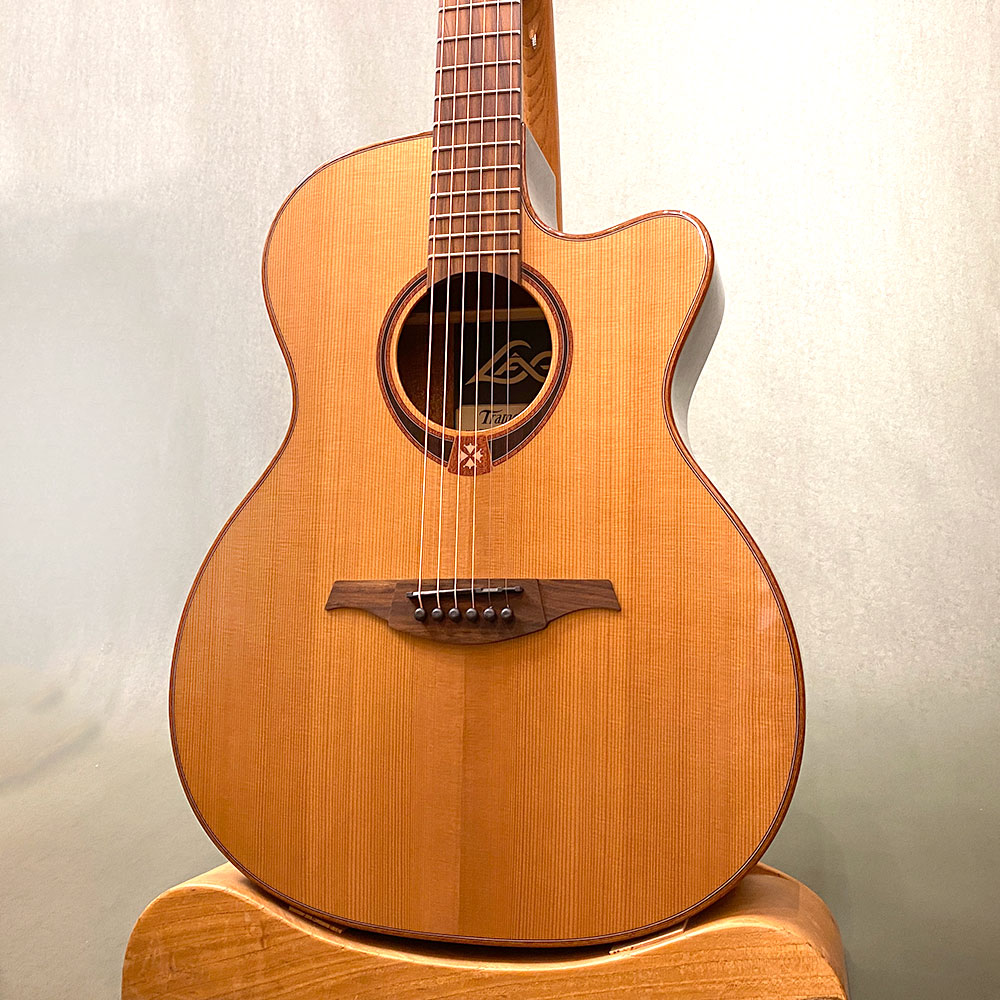 楽天市場】【新品】ラグギターズ LAG Guitars T-118ACE N レッドシダー