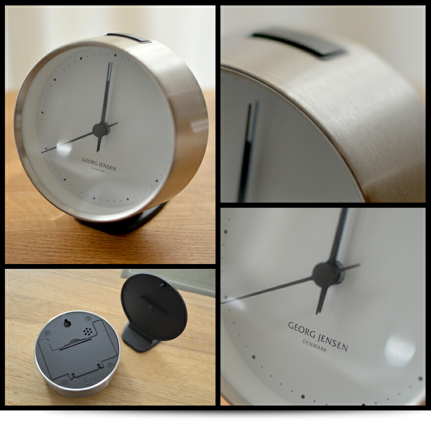楽天市場】Georg Jensen KOPPEL HK アラームクロック10cm 3587585