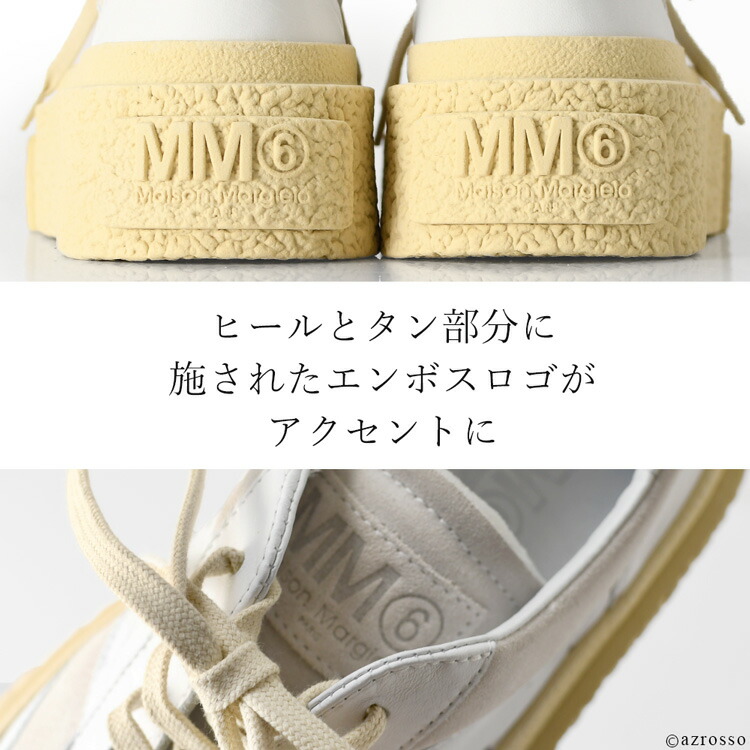 楽天市場】【日本未発売】 メゾン マルジェラ スニーカー mm6 白 厚底