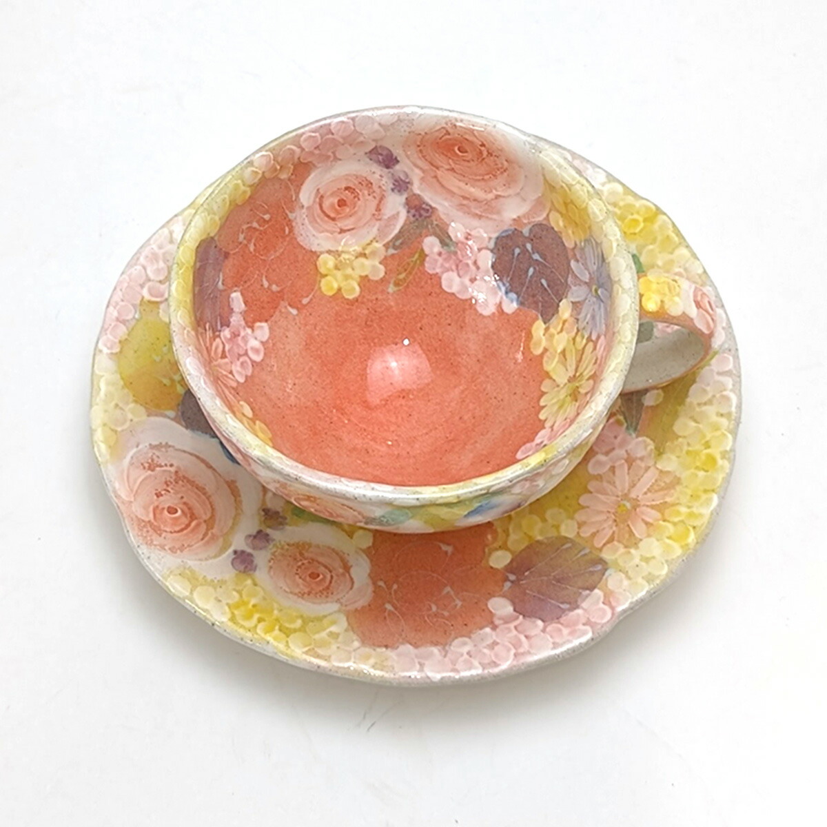 楽天市場】工房ゆずりは カップ＆ソーサー 平安雅花 陶器 カップ