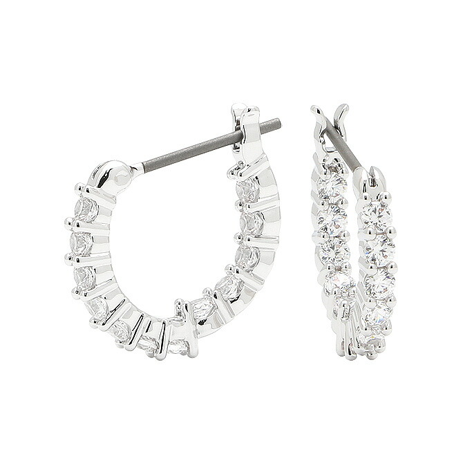 楽天市場】スワロフスキー SWAROVSKI ヴィットーレ フープ ピアス