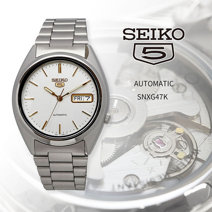 楽天市場】seiko5（文字盤カラーホワイト）（メンズ腕時計｜腕時計）の通販