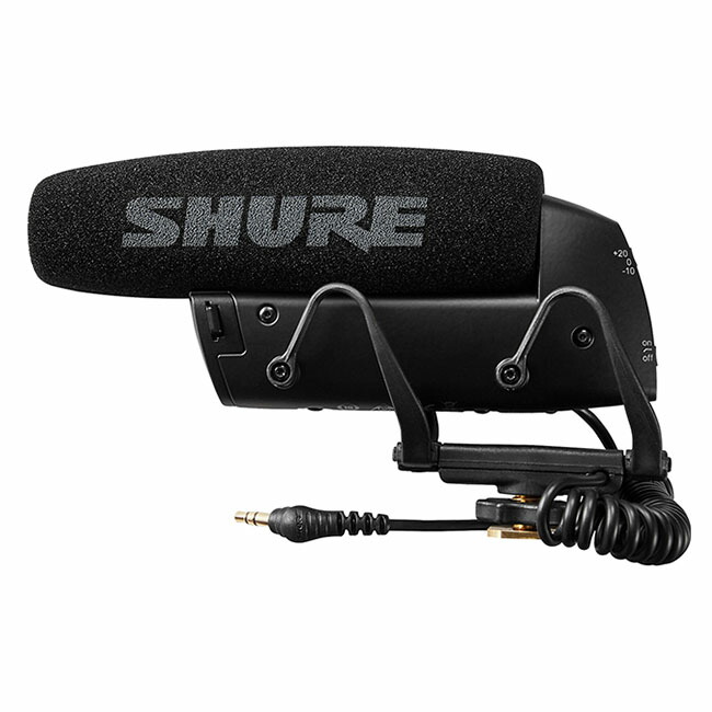 楽天市場】SHURE カメラマウント ショットガンマイクロホン VP83