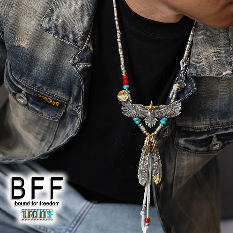 楽天市場】BFF ブランド イーグルネックレス シルバー925 S925 銀