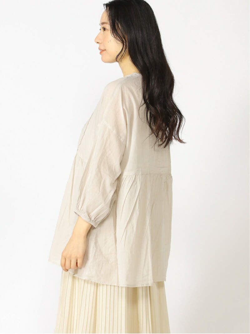 楽天市場】【SALE／50%OFF】Samansa Mos2 blue/ピンタック刺繍ブラウス