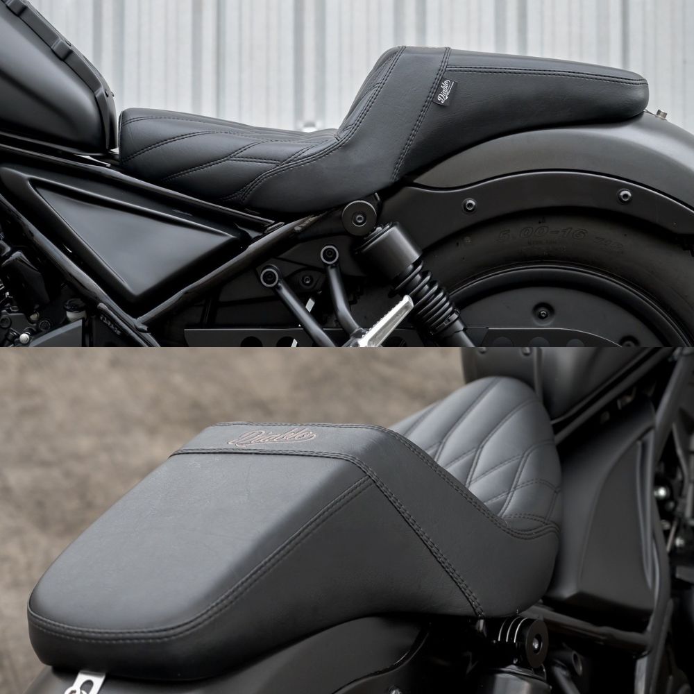 楽天市場】ホンダ レブル250/500交換用ロングシート RB0176/ Diabolus