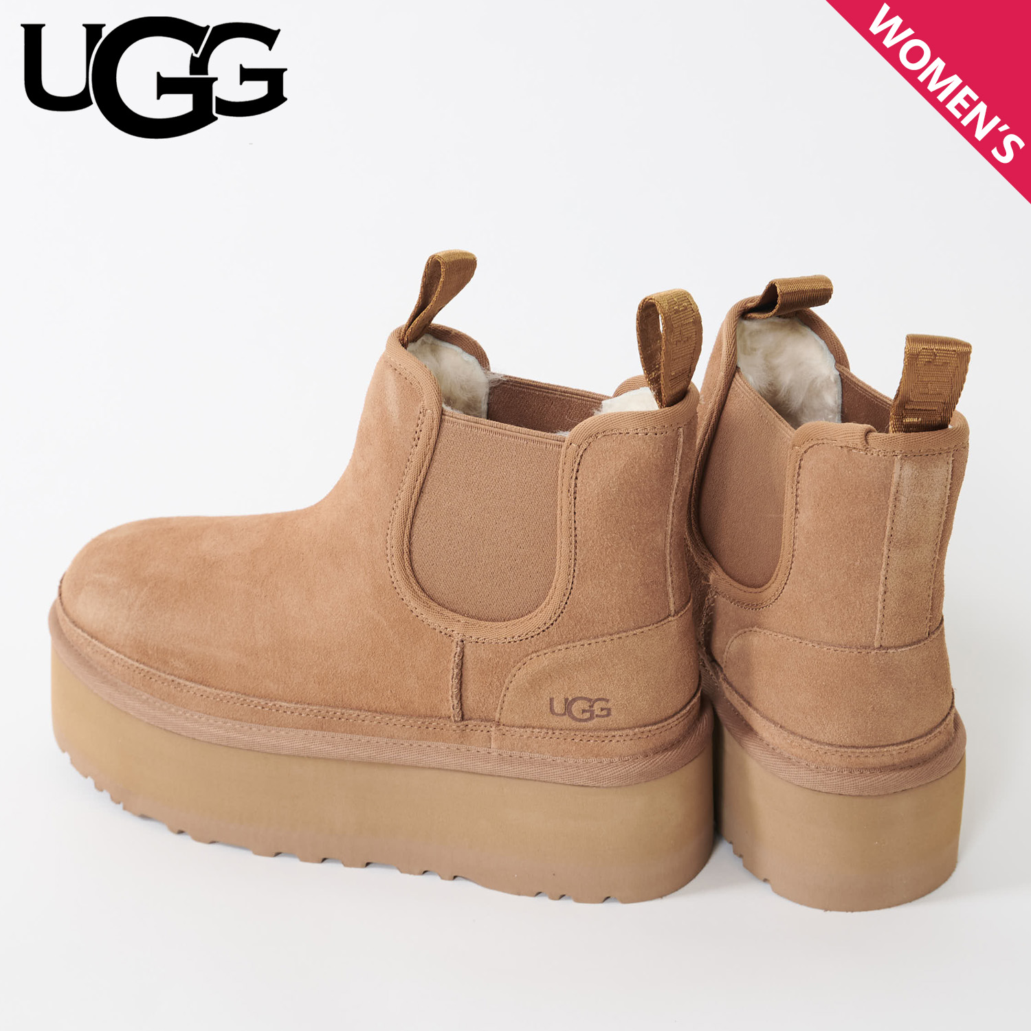 楽天市場】UGG アグ ブーツ ムートンブーツ ウィメンズ ニューメル
