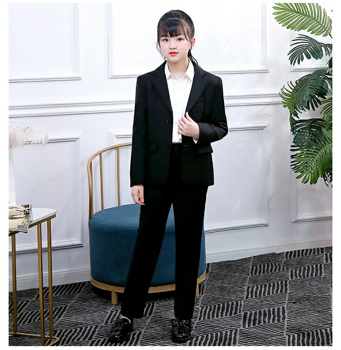 楽天市場】入学式 パンツスーツ 卒業 女の子 子供服 卒園 入学式 卒業