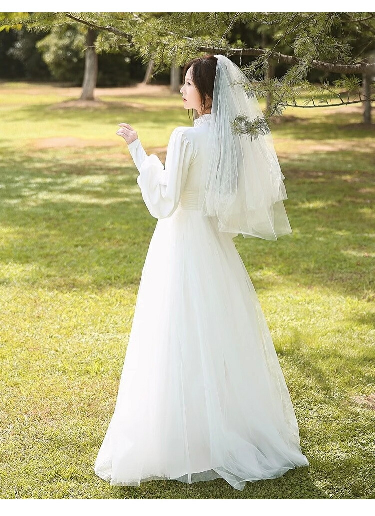 楽天市場】ウェディングドレス ロングドレス Aラインドレス チュール