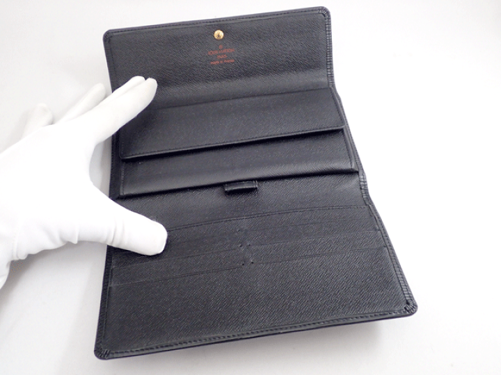 楽天市場】LOUIS VUITTON ルイヴィトン 長財布 エピ 黒 M63382【中古