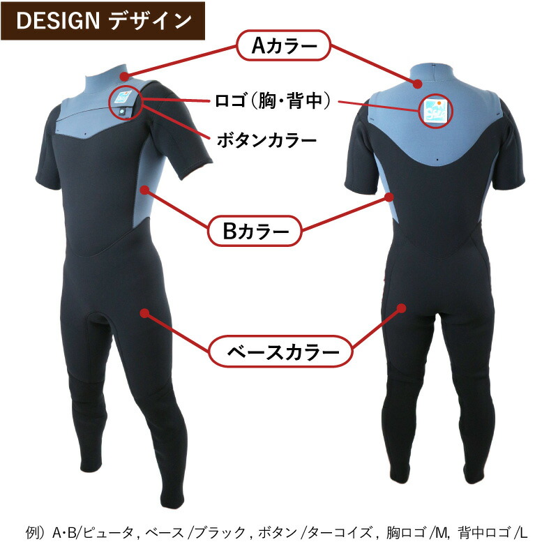 楽天市場】シーガル 3mm 2mm チェストジップ Wetsuits Japan 日本製